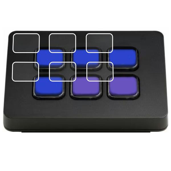 Elgato Stream Deck mini 用 曲面対応 TPU 保護 フィルム 傷修復 衝撃吸...