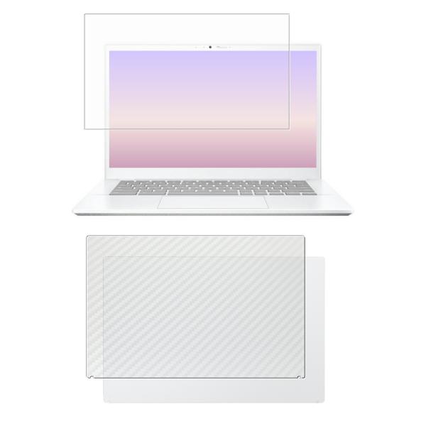2枚組(画面+天板) ASUS Chromebook Plus CX34 CX3402 2024年モ...