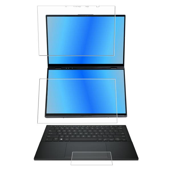 [3枚組(画面+セカンドディスプレイ+タッチパッド)] ASUS Zenbook DUO (2024...