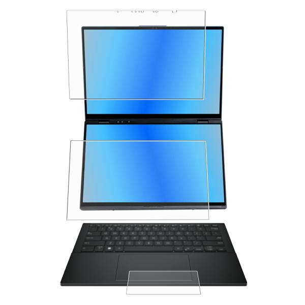 [3枚組(画面+セカンドディスプレイ+タッチパッド)] ASUS Zenbook DUO 2025/...