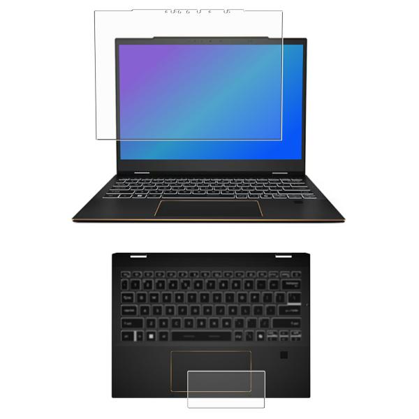 [2枚組(画面+タッチパッド)] MSI Summit E13 AI Evo A1M 2024年モデ...