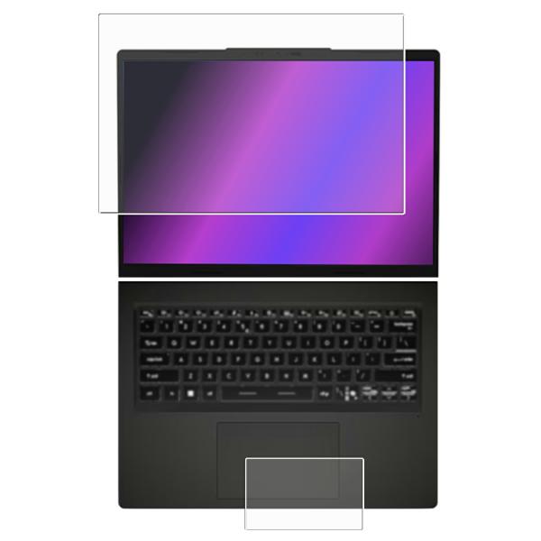 [2枚組(画面+タッチパッド)] MSI Venture A14 AI＋ A3HM 2025年モデル...