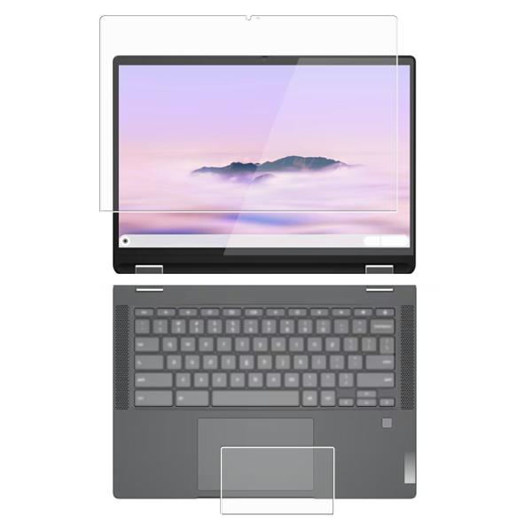 [2枚組(画面+タッチパッド)] Lenovo IdeaPad Flex 570i Chromebo...