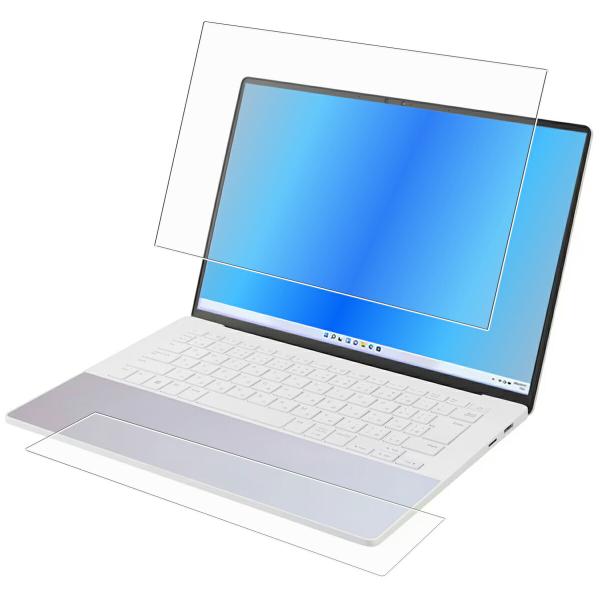 2枚組(画面+タッチパッド) LG gram Style 14Z90RS 2023年モデル 用 N3...