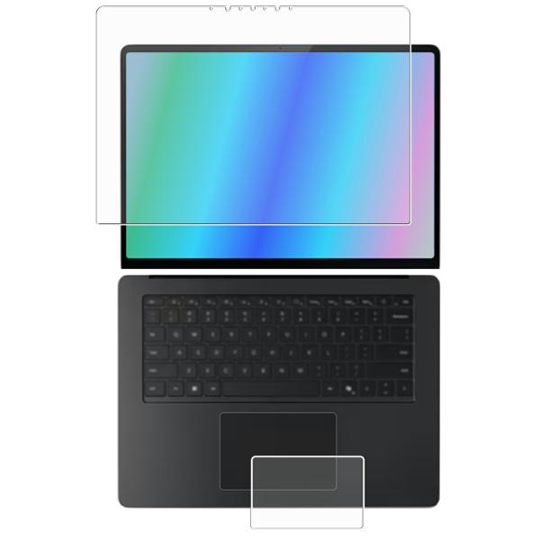 [2枚組(画面+タッチパッド)] Microsoft Surface Laptop 第7世代 Cop...