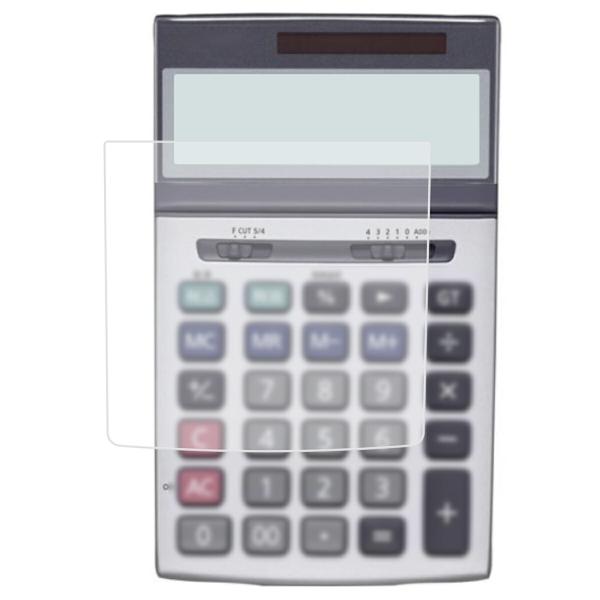 CASIO 本格実務電卓 JS-200W 用 電卓シリコンカバー 保護 フィルム ポスト投函は送料無...