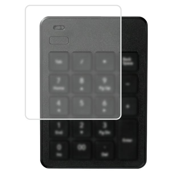 エレコム TK-TDP019BK 対応 テンキーカバー 保護 フィルム 日本製 [静音]