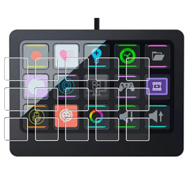 RAZER Stream Controller X 用 すべすべ 抗菌 抗ウイルス クリアタイプ 液...