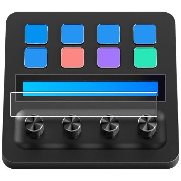 ELGATO Stream Deck + 用 防指紋 光沢 液晶保護フィルム ポスト投函は送料無料