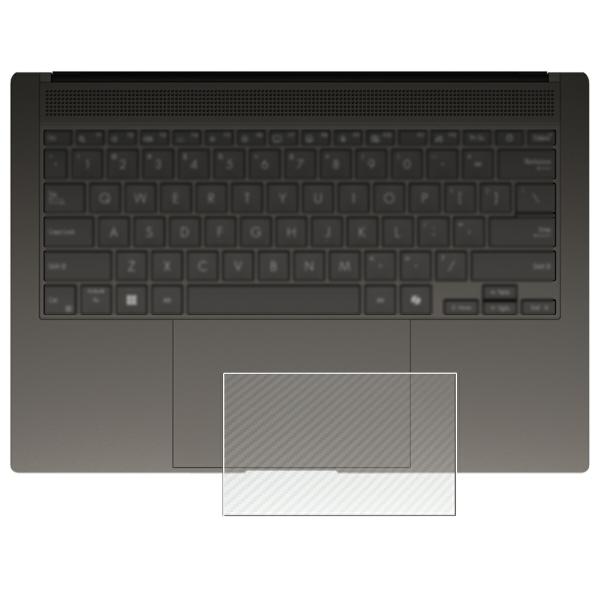 ASUS Zenbook S 14 UX5406 2024年モデル 用 カーボン調 タッチパッド専用...