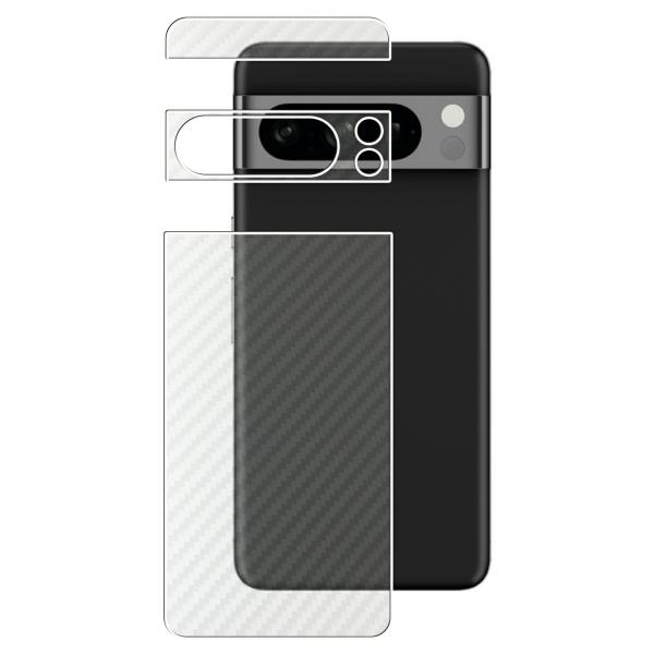 Google Pixel 8 Pro 用 カーボン調 背面保護フィルム ポスト投函は送料無料