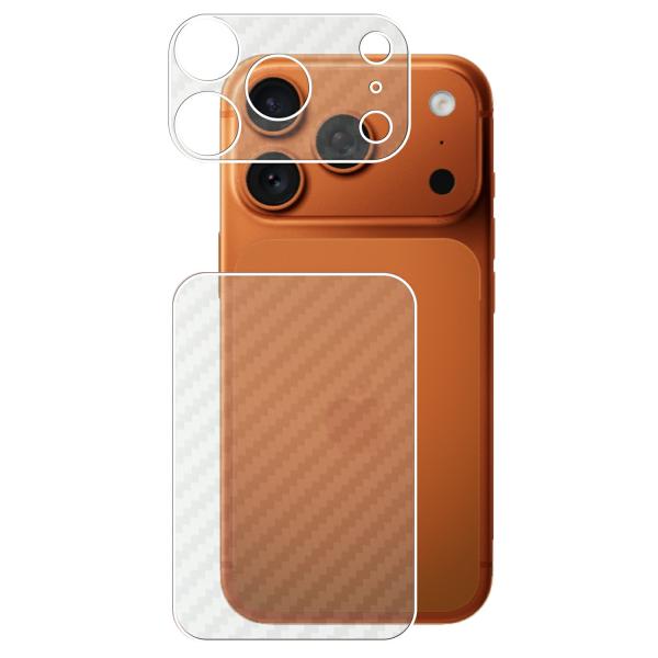 iPhone 17 Pro 用 カーボン調 背面保護フィルム ポスト投函は送料無料