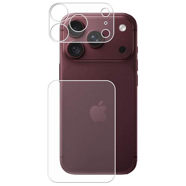 2枚 iPhone 18 Pro 用 マット梨地タイプ 背面保護フィルム ポスト投函は送料無料