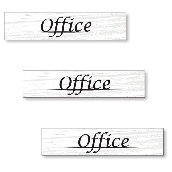 [3枚セット] CHICシリーズ [ OFFICE ] サイン シール ステッカー ユポ素材 180...