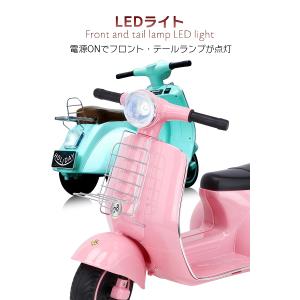 乗用玩具 電動乗用玩具 レトロスクーター バイ...の詳細画像4