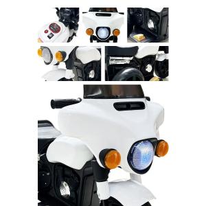 乗用玩具 電動乗用玩具 ハーレースタイル バイ...の詳細画像3