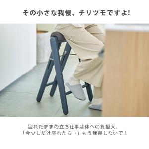 スツール 折りたたみ ハイスツール カウンター...の詳細画像2