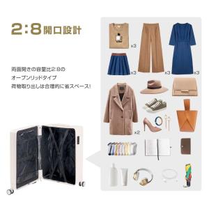 スーツケース Mサイズ キャリーケース mサイ...の詳細画像4