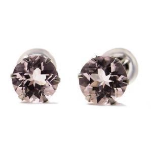 プラチナピアス プラチナ ピアス Pt900 モルガナイトス タッドピアス 5.0mm ラッピング無...