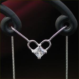 ピアス キュービックジルコニア ハートモチーフ キュービックジルコニアピアス 片耳用 2ホールピアス...