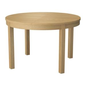 イケア ＩＫＥＡ　ダイニングテーブル　テーブル　4〜6人用 BJURSTA ダイニングテーブル, オーク材突き板｜moblife