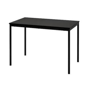 ダイニングテーブル テーブル 机 食卓テーブル  4人用 四人掛け 四人用 IKEA イケア IKEA SANDSBERG サンドスベリ ブラック｜moblife