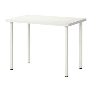 イケア　テーブル　ＩＫＥＡ　オフィス家具 LINNMON/ ADILSテーブル,　ホワイト　（092.464.08）｜moblife