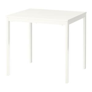 テーブル ダイニングテーブル 机 食卓テーブル 2〜4人用 IKEA ケア VANGSTA 伸長式テーブル ホワイト｜moblife