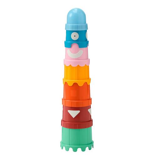 おもちゃ 知育玩具 玩具 IKEA イケア UPPSTA ウップストー つみ重ねカップ マルチカラー...