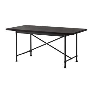 ダイニングテーブル IKEA・イケア KARPALUND / RYGGESTAD テーブル, ブラック　(590.403.39)｜moblife
