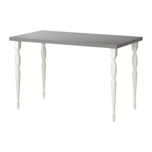 IKEA・イケア テーブル・オフィス家具 LINNMON / NIPENテーブル, グレー, ホワイト (599.296.05)｜moblife