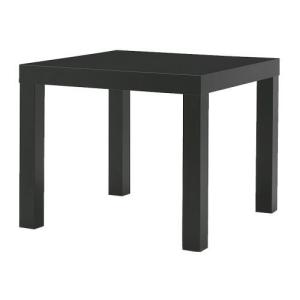 テーブル IKEA イケア LACK サイドテーブル ブラック 55x55 cm (003.529.88)｜moblife