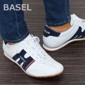 スニーカー モーブス レザー レトロラン ウォーキング シューズ メンズ カジュアル バーゼル BASEL 通勤 通学 旅行 タウンユース mobus
