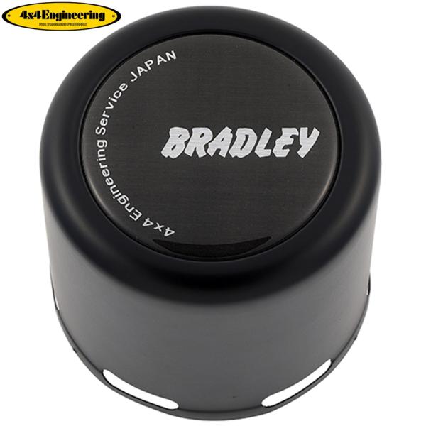 【4x4エンジニアリング】ブラッドレー スチール製センターキャップ ハイタイプ 艶消しブラック 高さ...