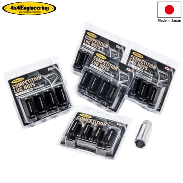 【4x4エンジニアリング】コンペティションラグナット 19HEX M14ＸP1.5 長さ48mm 6...