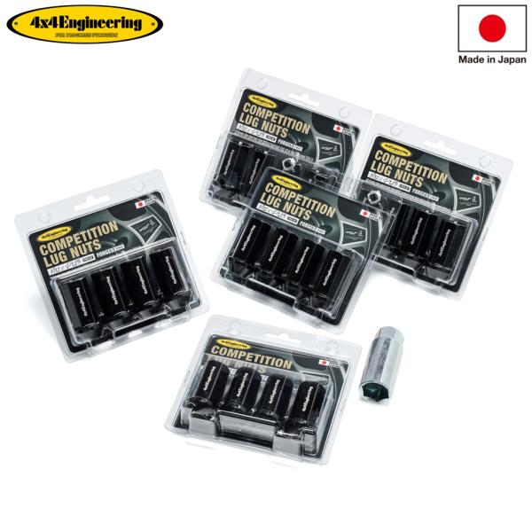 【4x4エンジニアリング】コンペティションラグナット 19HEX M12ＸP1.25 長さ48mm ...