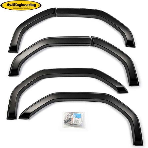 【4x4エンジニアリング】オーバーフェンダー〈フロント/リア 35mmワイド〉AES樹脂 1台分セッ...