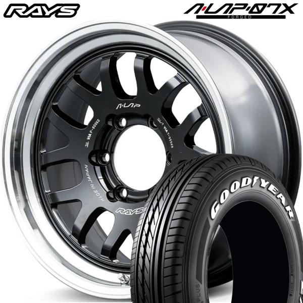 ★数量限定★ レイズ【RAYS】A・LAP-07X 鍛造 17ｘ6.5 +38 6/139.7 ブラ...