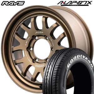 ★数量限定★ レイズ【RAYS】A・LAP-07X 鍛造 17ｘ6.5 +38 6/139.7 ブロンズ（アルマイト）BRｘ4本 ※GY ナスカープラス ホワイトレター 215/60R17｜MB Car-Parts