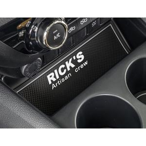 リミテッドチトセ】RICK'S マッドガード RICK'Sプレート(ブラック