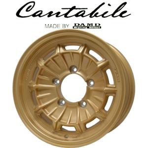 DAMD Cantabile【ダムド】カンタービレ 15x6.0 -5 5H/139.7 ゴールド