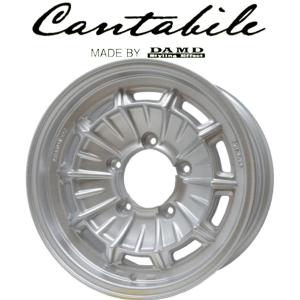 DAMD Cantabile【ダムド】カンタービレ 15ｘ6.0 -5 5H/139.7 シルバー（SIL）単品ｘ１本｜MB Car-Parts