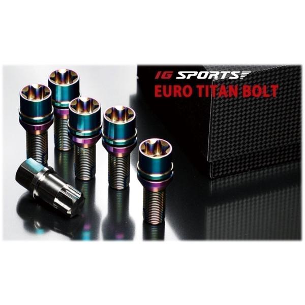 【IG SPORTS】EURO TITAN BOLT/ユーロチタンボルト M14xP1.25（60°...