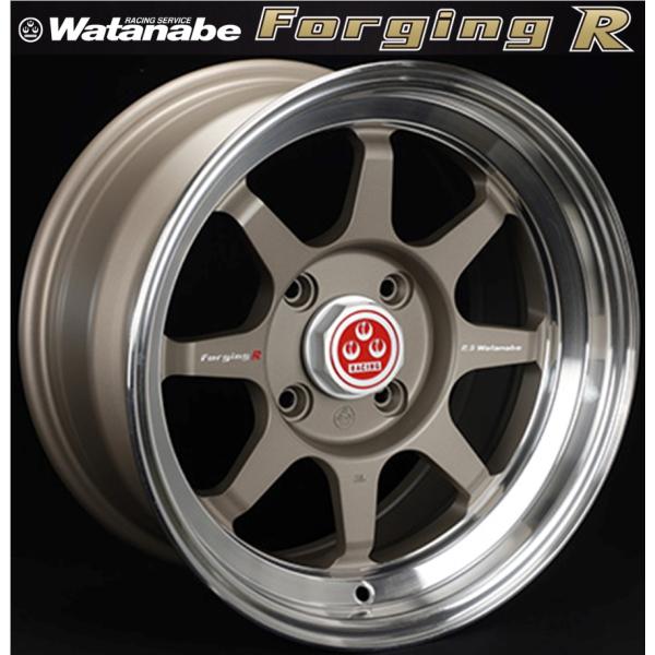 watanabe【レーシングサービス ワタナベ】Forging-R（フォージングR）15ｘ7.5 ＋...