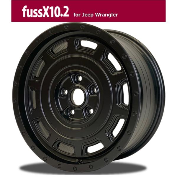 【fuss（フース）X10.2】ジープ（Jeep）ラングラー JL専用　18ｘ8.0 ＋40 5H/...