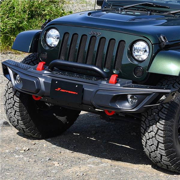 TUS JAPAN JEPPESEN【ジェップセン】IRONY フロントバンパー JEEP ラングラ...