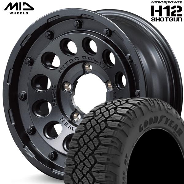 ★数量限定★MID【ナイトロパワー】H12 SHOTGUN 16ｘ6.0 -5 5H/139.7 バ...
