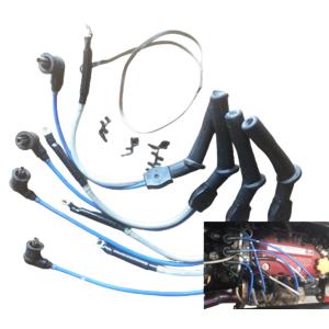 ウルトラ シリコンパワープラグコード レッド 1台分 4本 サンバー