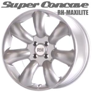 RH NAQマキシライト｜16インチ 6.0J インセット+45 シルバー 4H/100