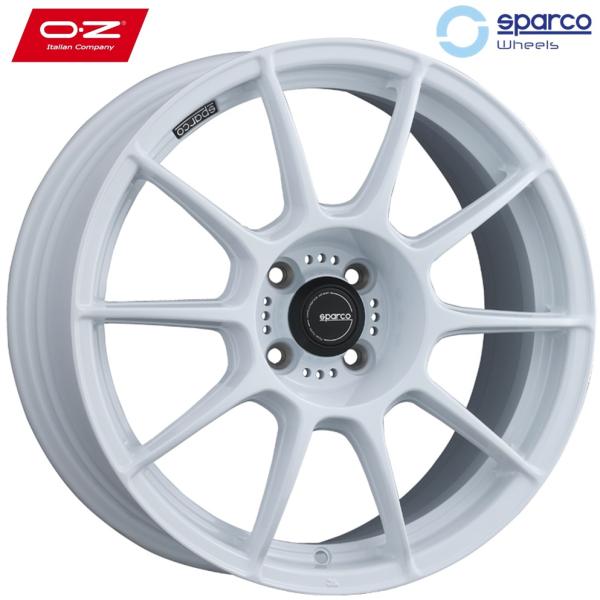 OZ SPARCO【スパルコ FF1】17ｘ7.5 ＋35 4H/98 ホワイト（W）ｘ４本　アバル...